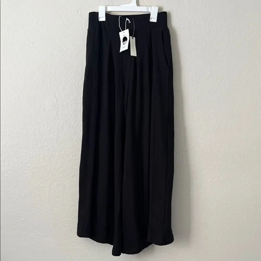 NWT Anthropologie Daily Practice Wide Leg High Rise Relaxed Capri in Size XS